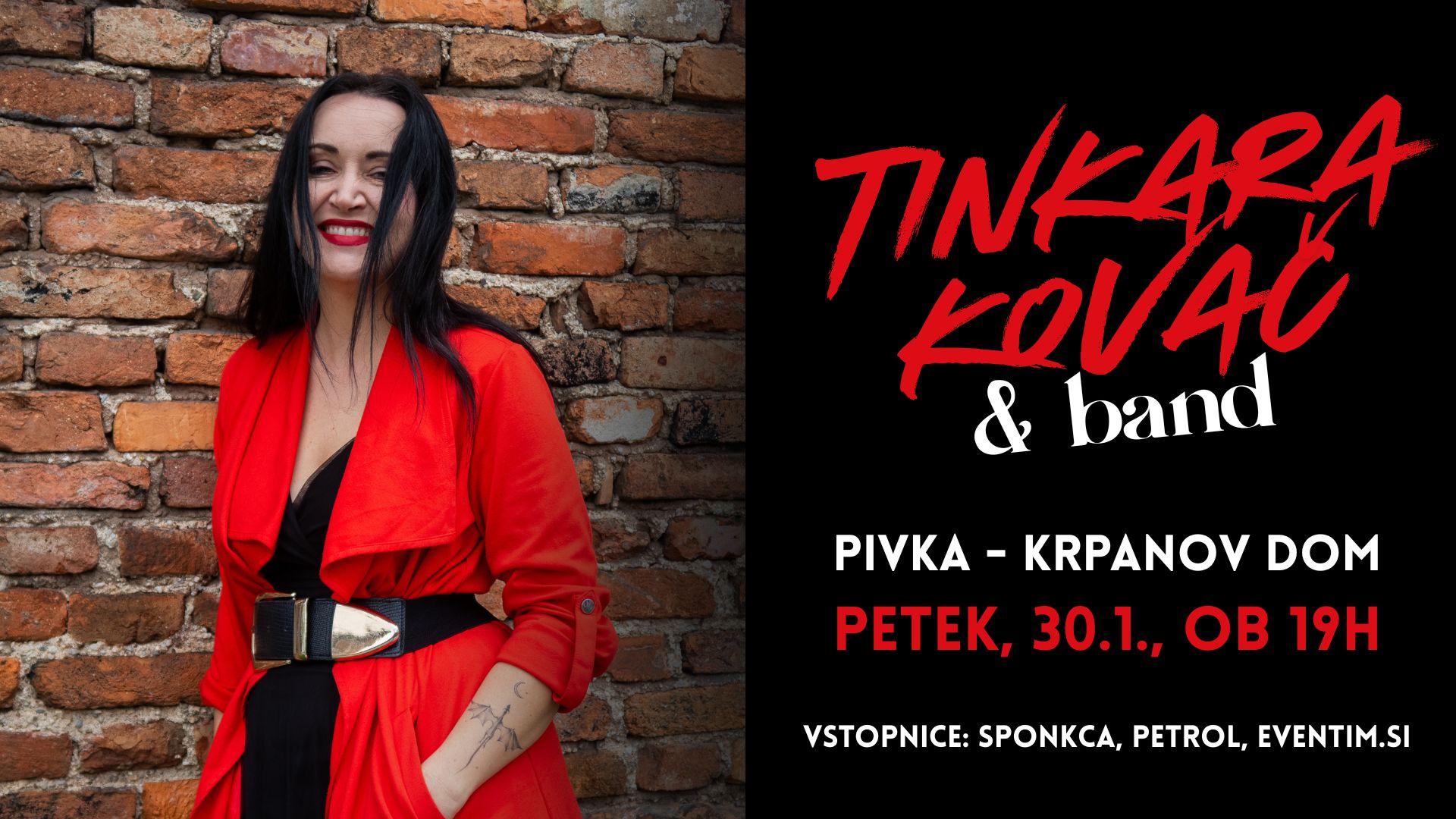 Tinkara Kovač vabilo